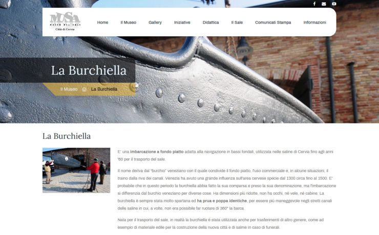 Nuovo sito web del museo del Sale